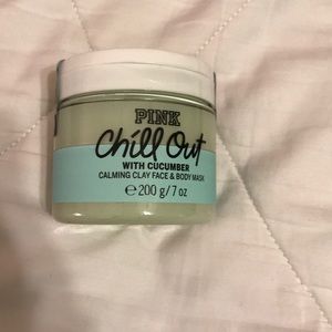 PINK clay face and body mask